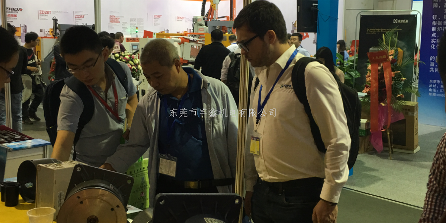 宇鑫电机展会现场